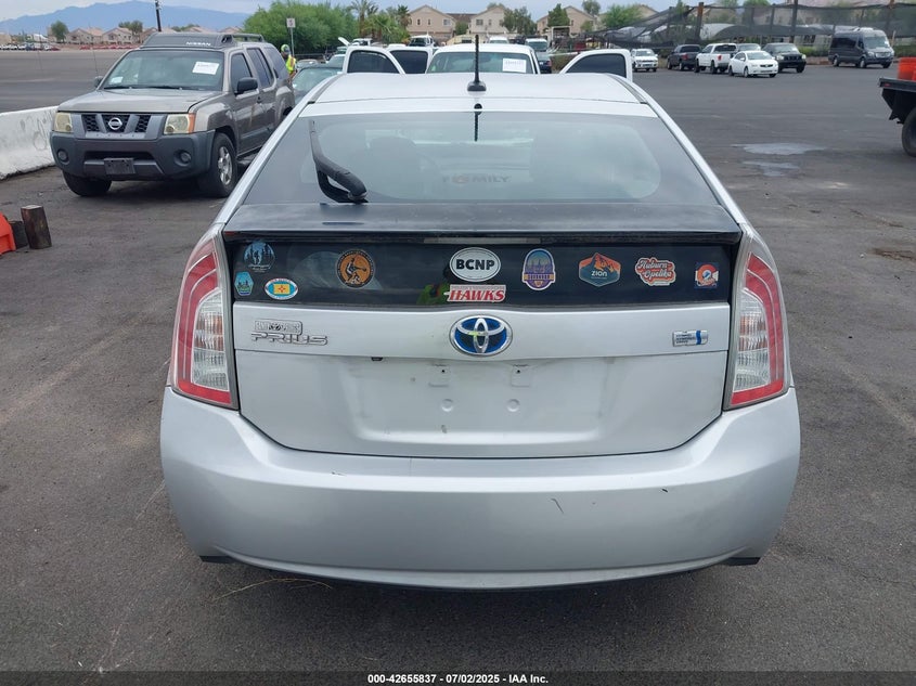 2012 TOYOTA PRIUS VIN: JTDKN3DU0C5390792