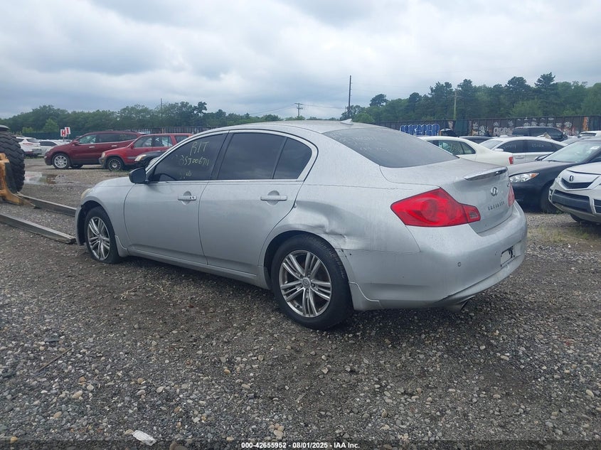 Vin: jn1cv6ar2cm973489, lot: 43149008, infiniti g37x 20123