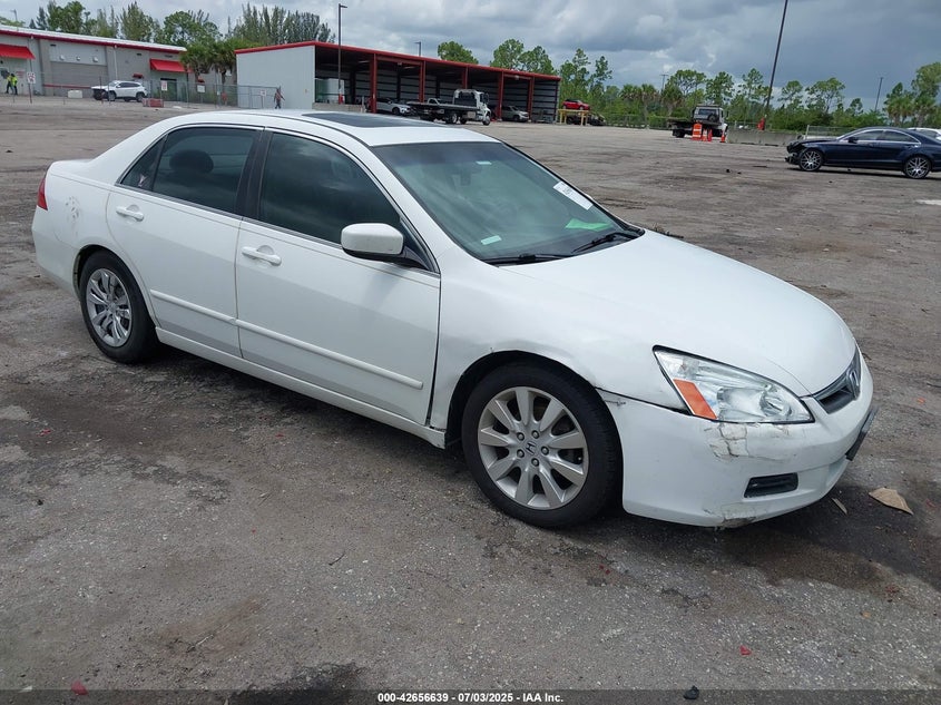 1HGCM66597A053437 2007 Honda Accord 3.0 Ex auction photo 1