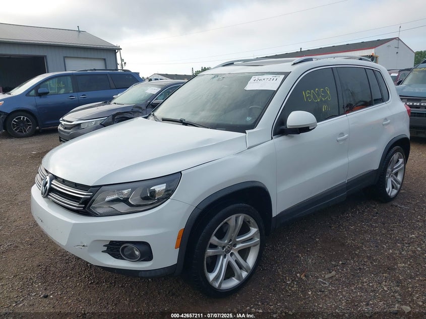 2016 VOLKSWAGEN TIGUAN SEL - WVGBV7AX1GW508107