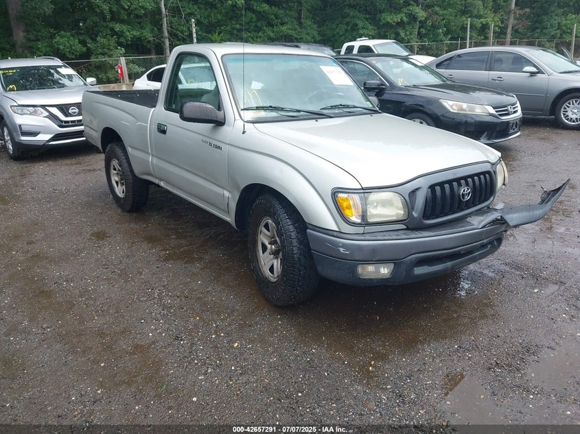 2001 Toyota Tacoma beige truck gasoline 5TENL42N41Z795150 photo #1