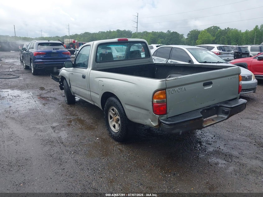 2001 Toyota Tacoma beige truck gasoline 5TENL42N41Z795150 photo #4
