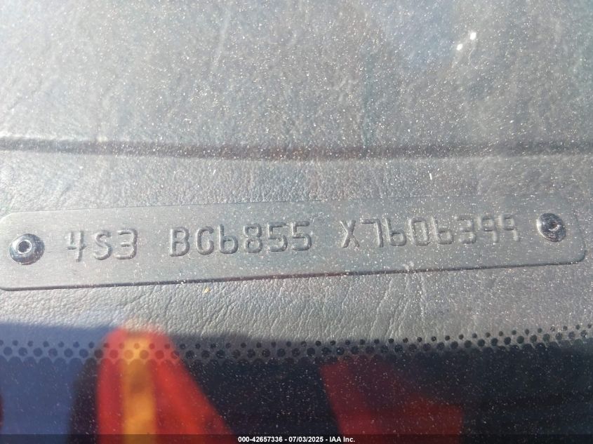 1999 Subaru Legacy 30Th Ann. Outback Ltd./Outback VIN: 4S3BG6855X7606399 Lot: 42657336