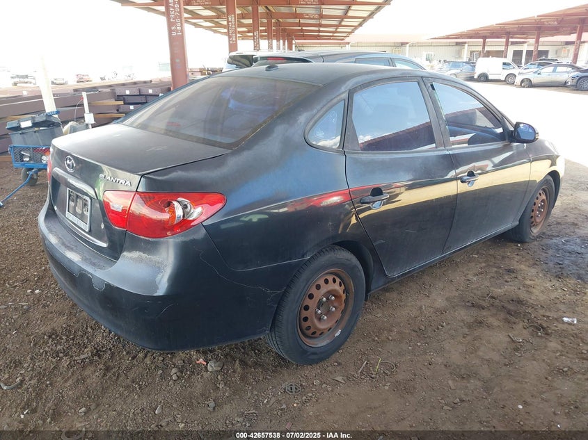 2007 HYUNDAI ELANTRA VIN: KMHDU46D87U140254