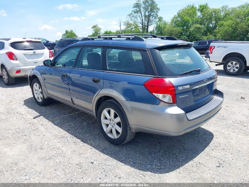 2008 Subaru Outback 2.5I/2.5I L.l. Bean Edition VIN: 4S4BP61C387357722 Lot: 42657728