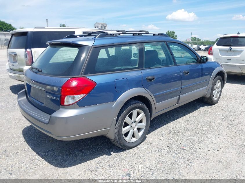 2008 Subaru Outback 2.5I/2.5I L.l. Bean Edition VIN: 4S4BP61C387357722 Lot: 42657728