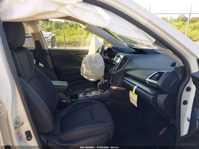 2019 Subaru Forester 2.5 Premium White Lot 111042658091 Vin JF2SKAEC7KH562947