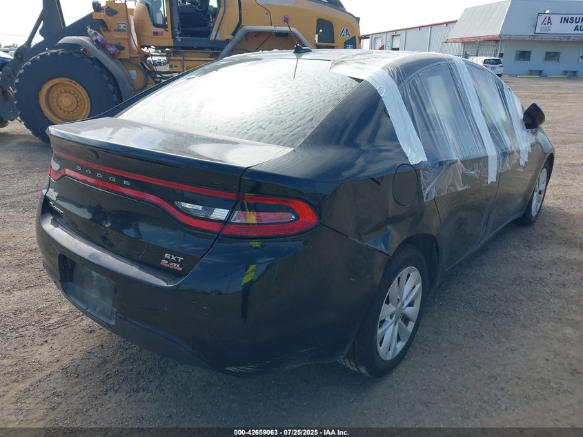 Vin: 1c3cdfbbxed904199, lot: 43152150, dodge dart sxt 20144