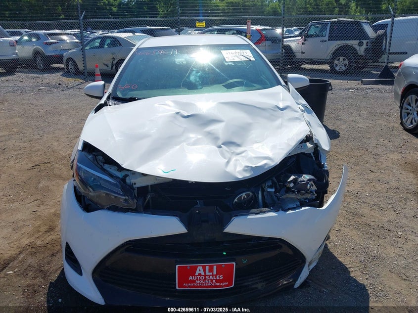 2018 Toyota Corolla Le VIN: 2T1BURHE3JC102126 Lot: 42659611