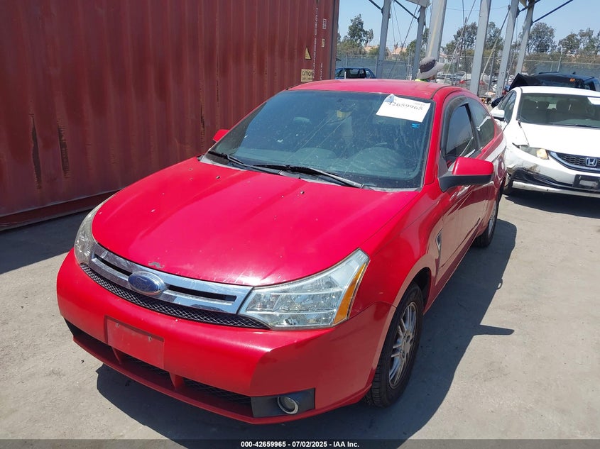 2008 FORD FOCUS VIN: 1FAHP33N48W297361