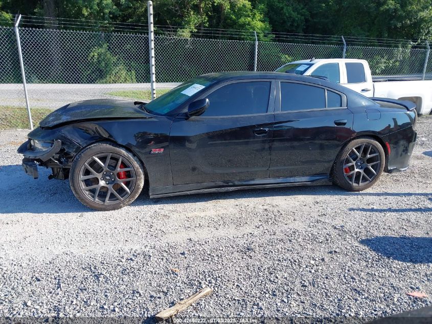 2017 Dodge Charger R/T Scat Pack Rwd VIN: 2C3CDXGJ6HH504816 Lot: 42660222