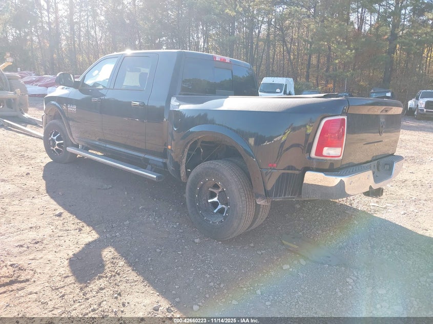 2018 Ram 3500 Laramie 4X4 6'4 Box black truck diesel 3C63RRML7JG214886 photo #4