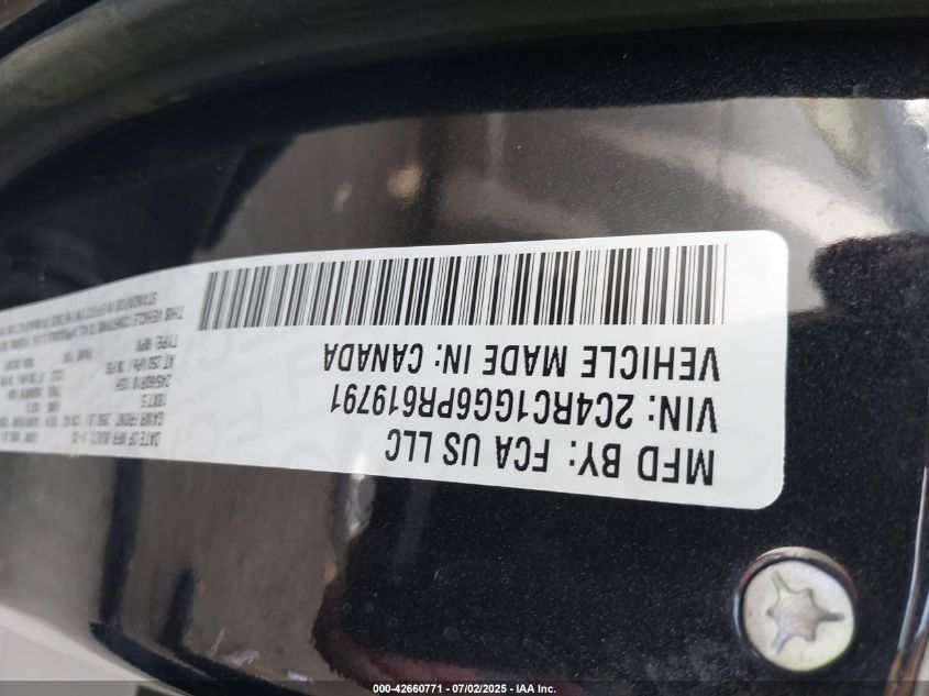 2023 Chrysler Pacifica Limited VIN: 2C4RC1GG6PR619791 Lot: 42660771