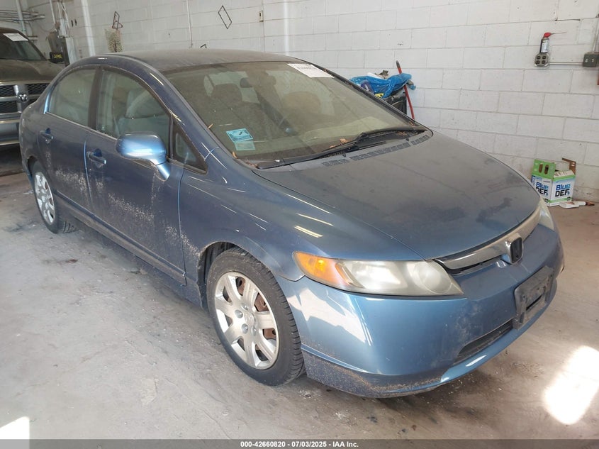 2006 HONDA CIVIC VIN: 1HGFA16596L026783