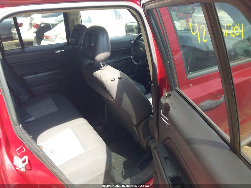 2009 JEEP PATRIOT VIN: 1J8FT28B39D126581