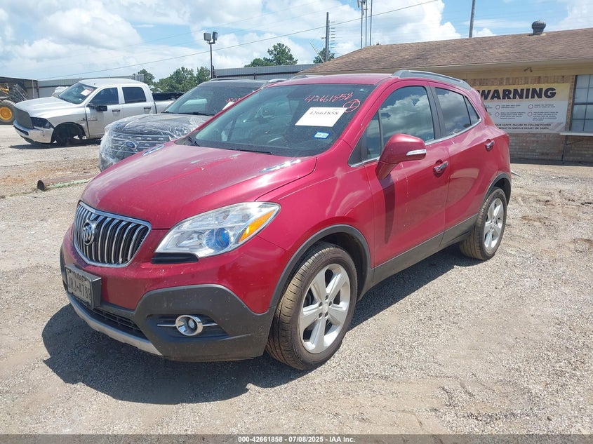 Vin: kl4cjbsb8gb712883, lot: 43154945, buick encore convenience 20162