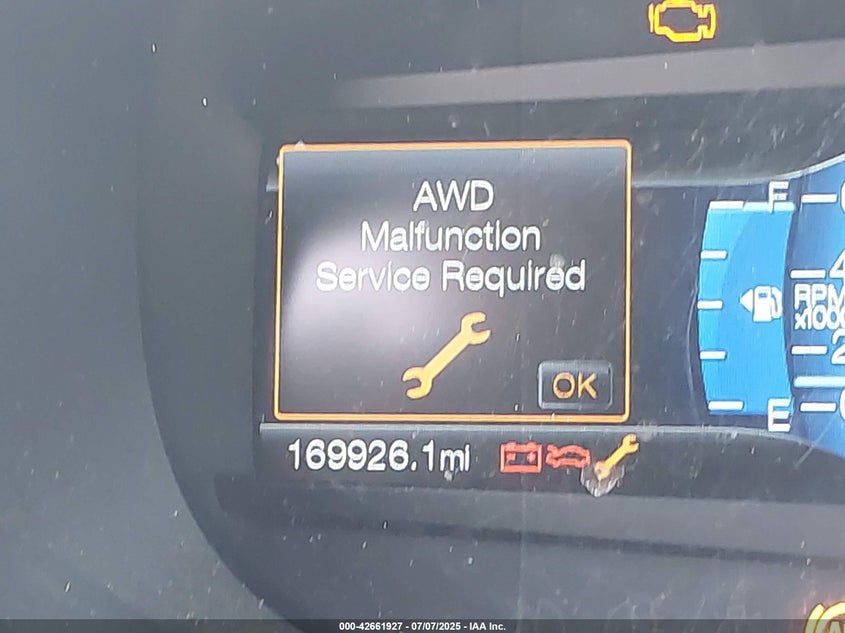 VIN 2FMPK4J80HBB58557 2017 FORD EDGE SEL