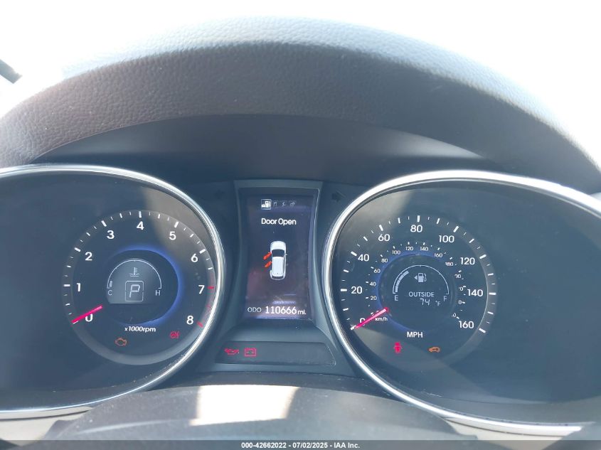 2013 Hyundai Santa Fe Sport 2.0T VIN: 5XYZUDLA9DG033649 Lot: 42662022