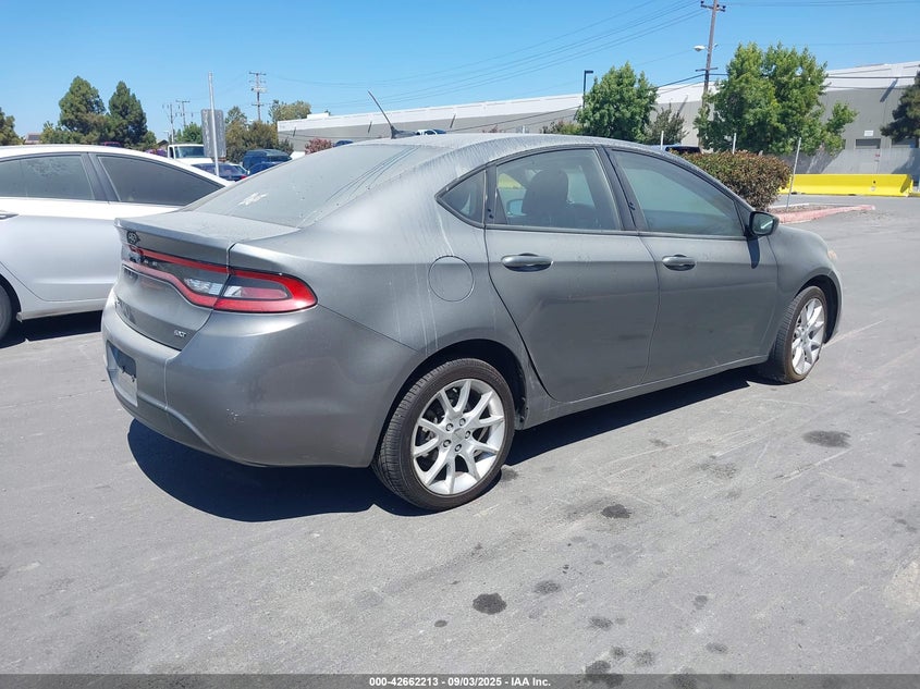 Vin: 1c3cdfba7dd152824, lot: 43155300, dodge dart sxt 20134