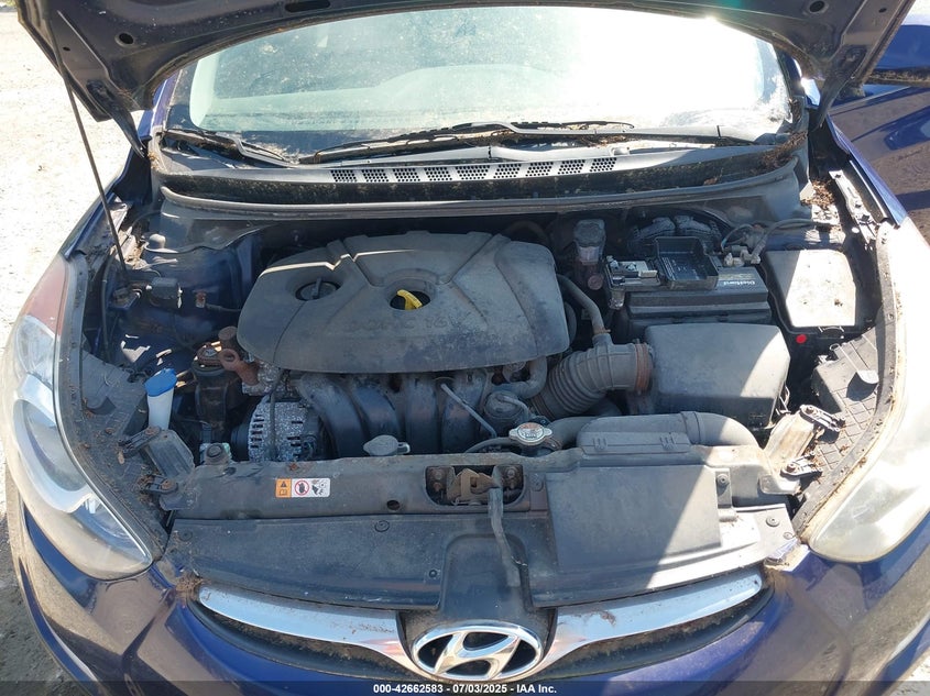 2013 HYUNDAI ELANTRA VIN: 5NPDH4AE8DH436406