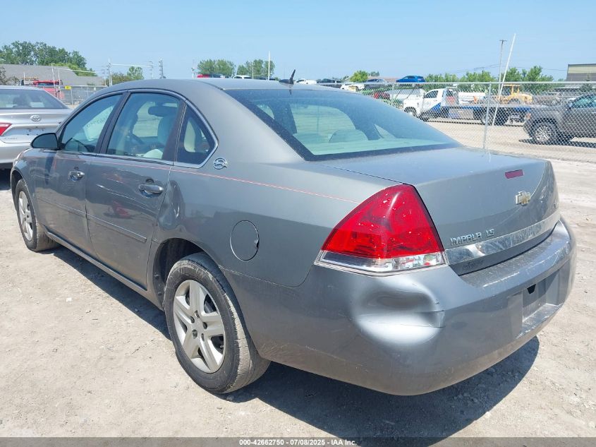 2008 Chevrolet Impala Ls VIN: 2G1WB58K281311560 Lot: 42662750