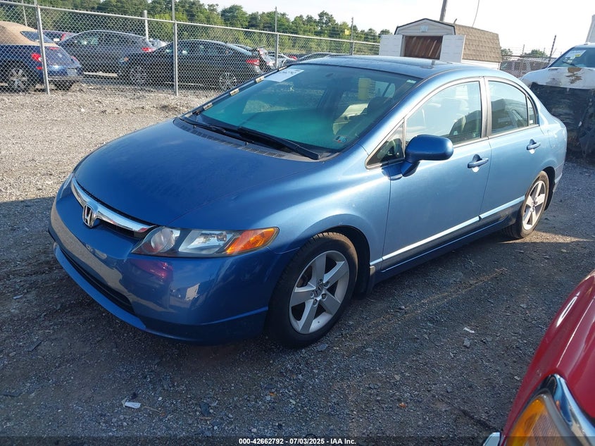 2006 HONDA CIVIC VIN: 1HGFA16866L144672