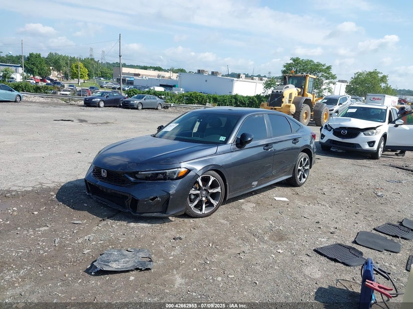 VIN 2HGFE4F85SH319605 2025 HONDA CIVIC HYBRID SPORT/SPORT TOURING