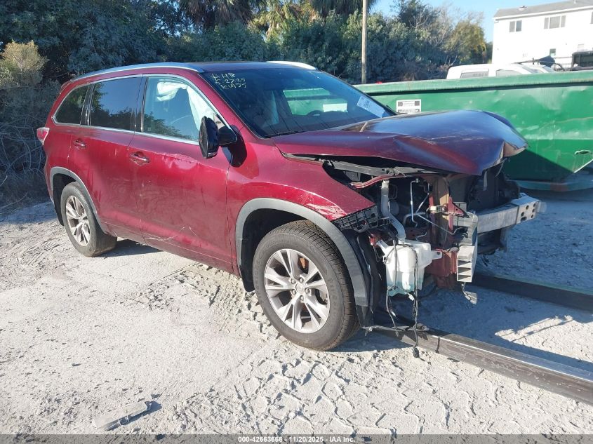 TOYOTA HIGHLANDER XLE V6