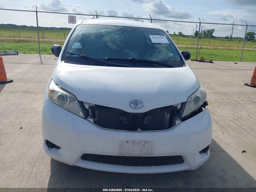 2013 TOYOTA SIENNA VIN: 5TDKK3DC7DS308116