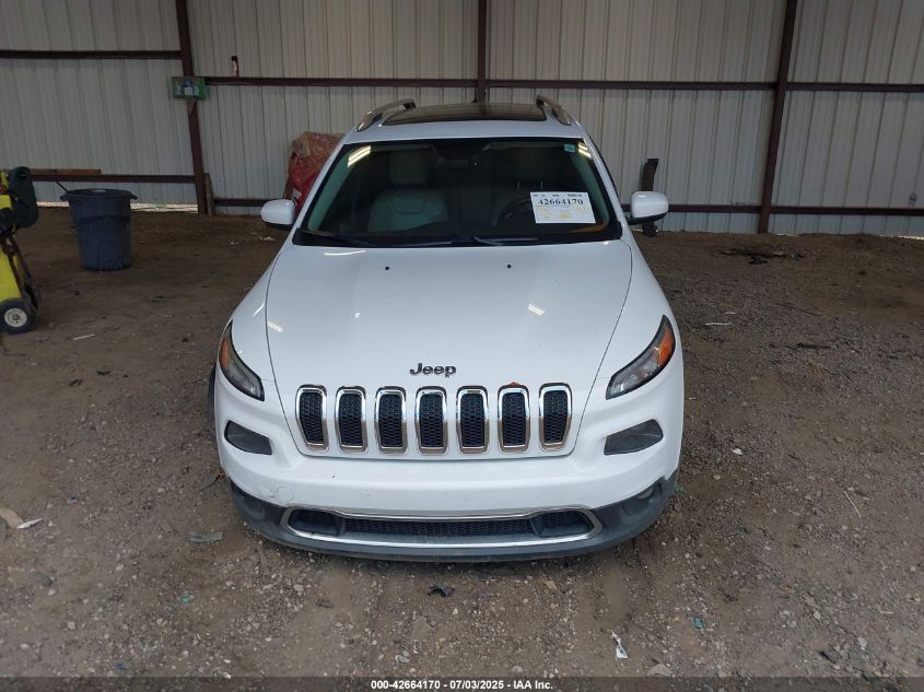 2015 Jeep Cherokee Limited VIN: 1C4PJLDS9FW590245 Lot: 42664170