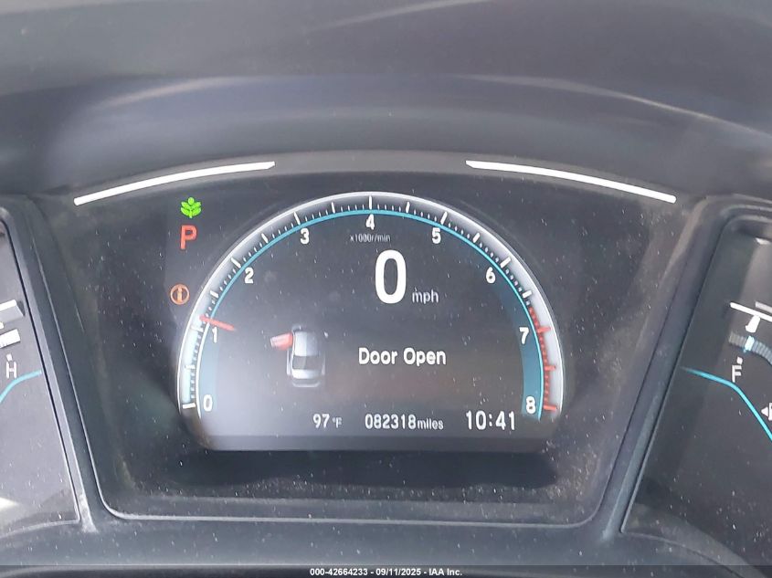 2019 Honda Civic Lx VIN: 19XFC2F60KE015651 Lot: 42664233