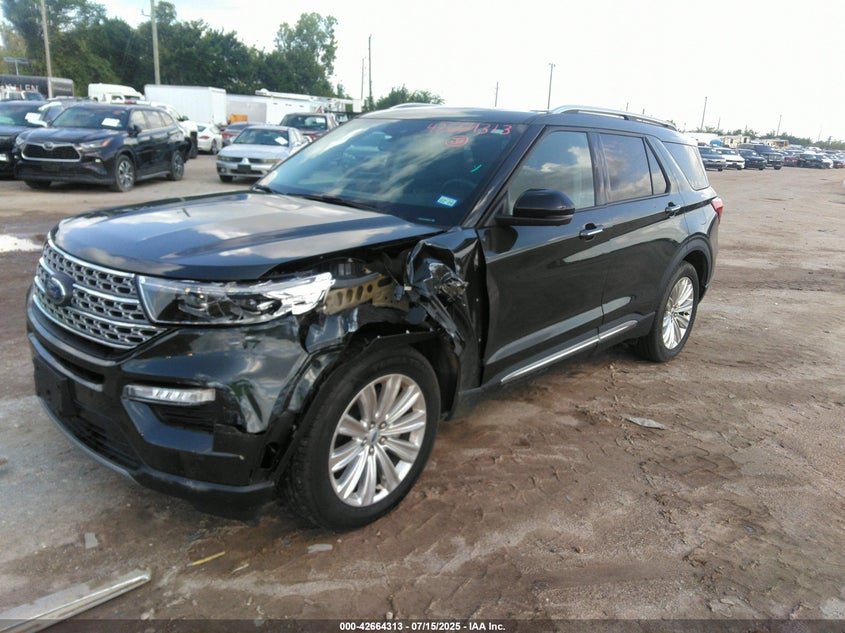 Vin: 1fmsk7fh5pgb28501, lot: 43157400, ford explorer limited 20232