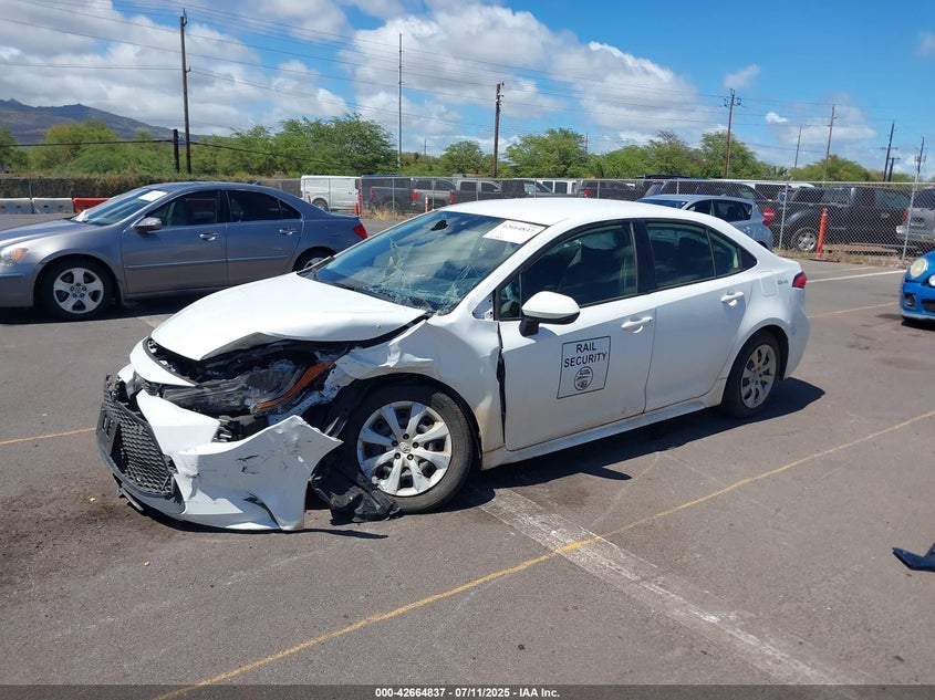 VIN JTDEPMAE3N3002141 2022 TOYOTA COROLLA LE