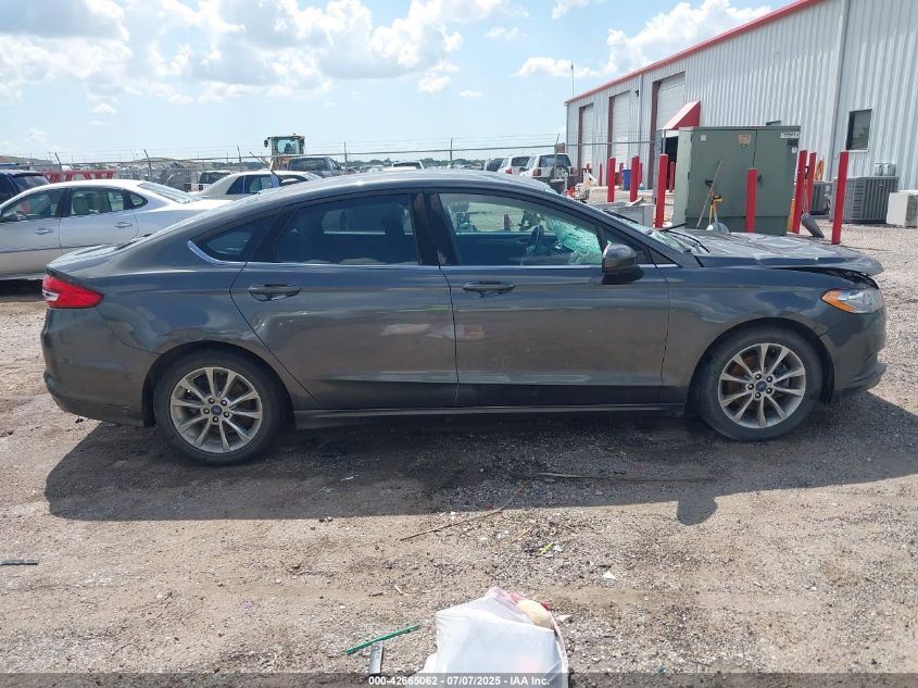 2017 Ford Fusion Se VIN: 3FA6P0H74HR398287 Lot: 42665062