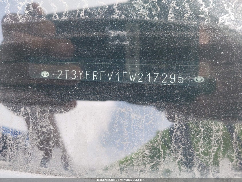 2015 TOYOTA RAV4 LIMITED - 2T3YFREV1FW217295