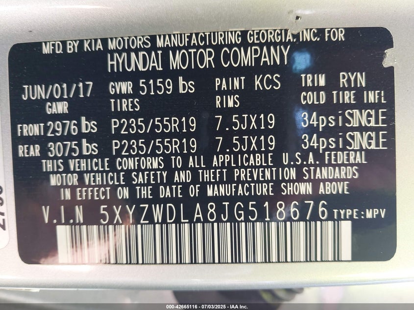 2018 HYUNDAI SANTA FE SPORT 2.0T ULTIMATE - 5XYZWDLA8JG518676