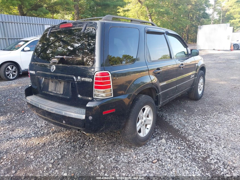 2007 MERCURY MARINER HYBRID VIN: 4M2CU39H77KJ16087