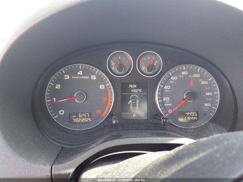 2012 AUDI A3 VIN: WAUKEAFM0CA079434