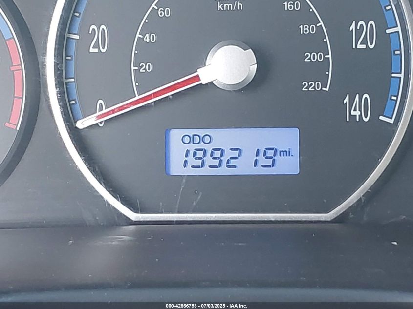 2009 Hyundai Santa Fe Gls VIN: 5NMSG13D19H327741 Lot: 42666758