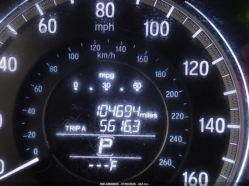 2016 Honda Accord Ex-L V-6 VIN: 01HGCR3F81GA02833 Lot: 42666855