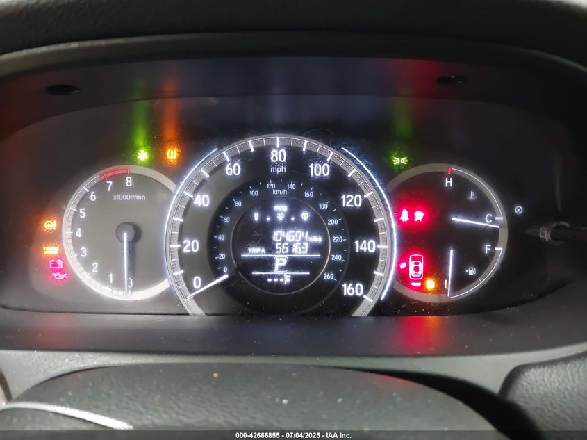 2016 Honda Accord Ex-L V-6 VIN: 01HGCR3F81GA02833 Lot: 42666855