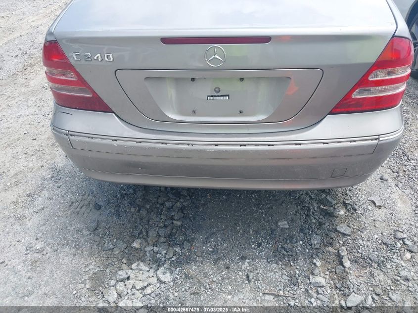 2004 Mercedes-Benz C 240 VIN: WDBRF61J64F527381 Lot: 42667475