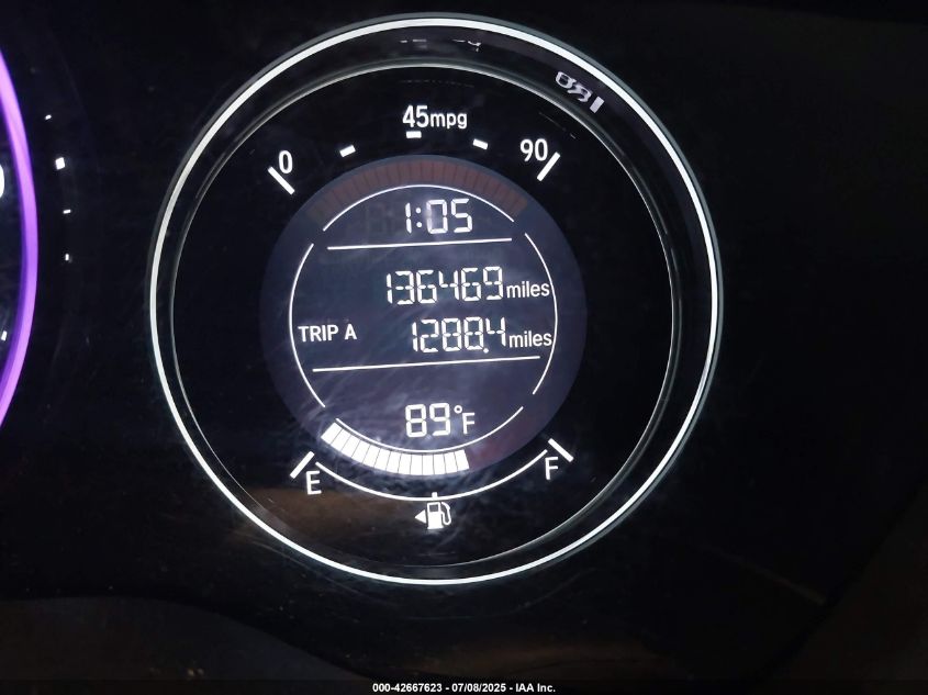 2016 Honda Hr-V Lx VIN: 3CZRU5H35GM727627 Lot: 42667623