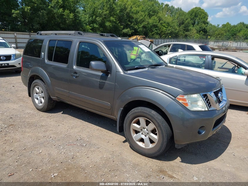 2008 NISSAN PATHFINDER VIN: 5N1AR18B38C648623