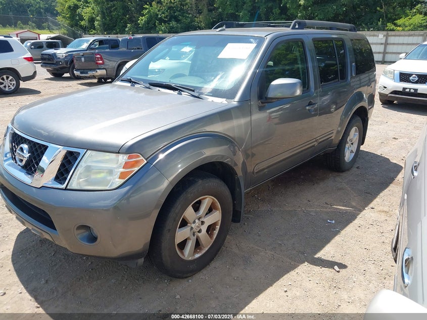 2008 NISSAN PATHFINDER VIN: 5N1AR18B38C648623