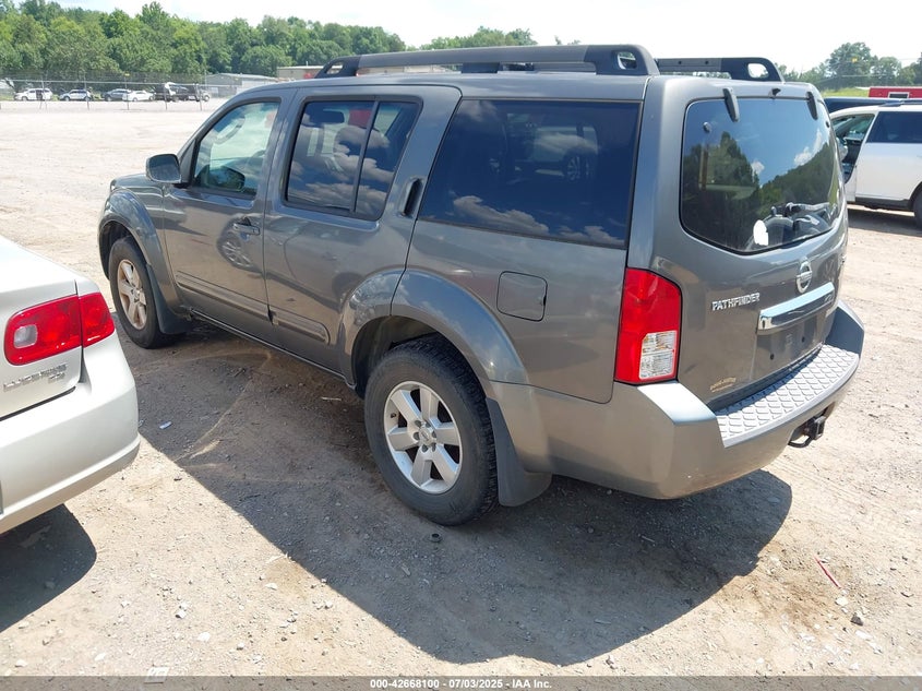 2008 NISSAN PATHFINDER VIN: 5N1AR18B38C648623