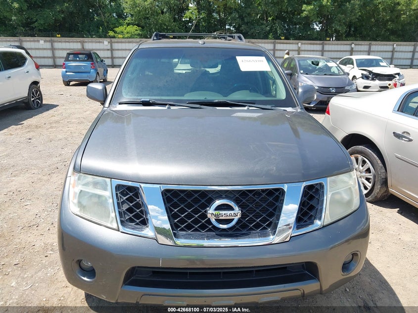 2008 NISSAN PATHFINDER VIN: 5N1AR18B38C648623