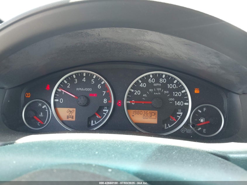 2008 NISSAN PATHFINDER VIN: 5N1AR18B38C648623