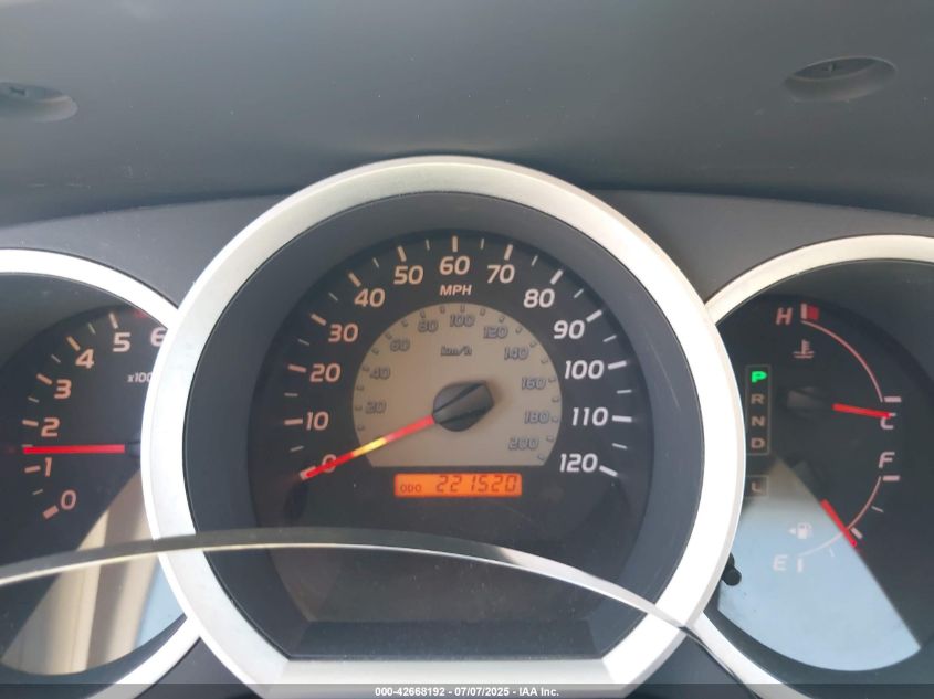 2009 Toyota Tacoma Prerunner V6 VIN: 3TMJU62N89M075527 Lot: 42668192