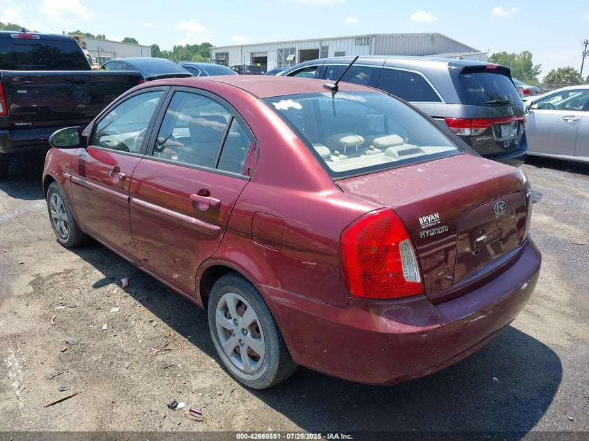 2008 Hyundai Accent Gls VIN: KMHCN46C78U239231 Lot: 42668851